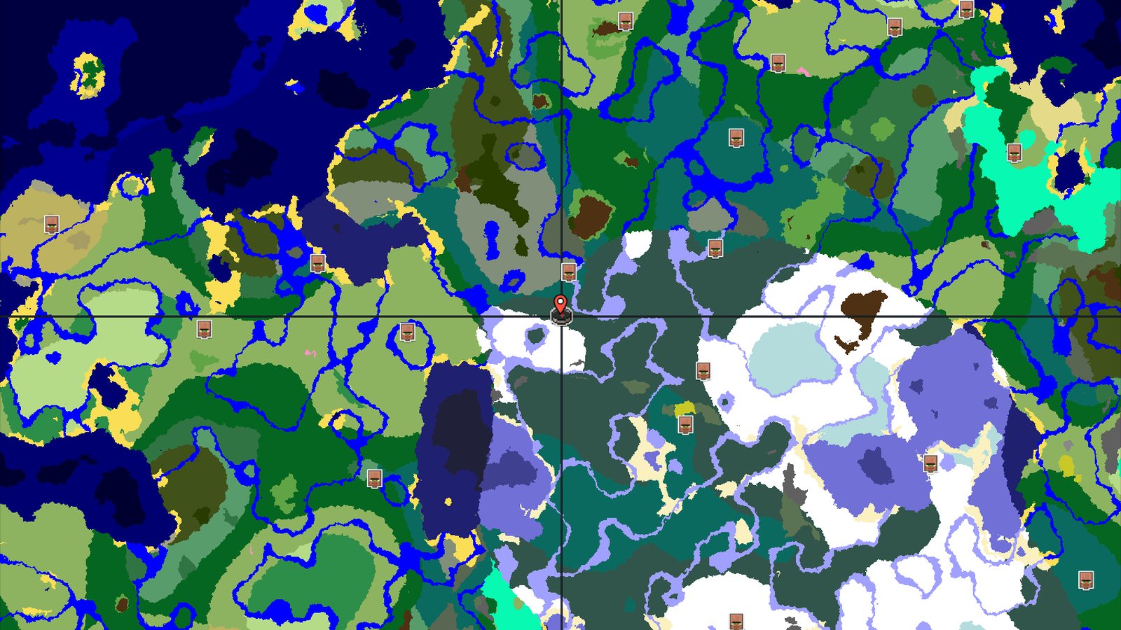 River Village in Old Growth Spruce Taiga — Minecraft seed preview