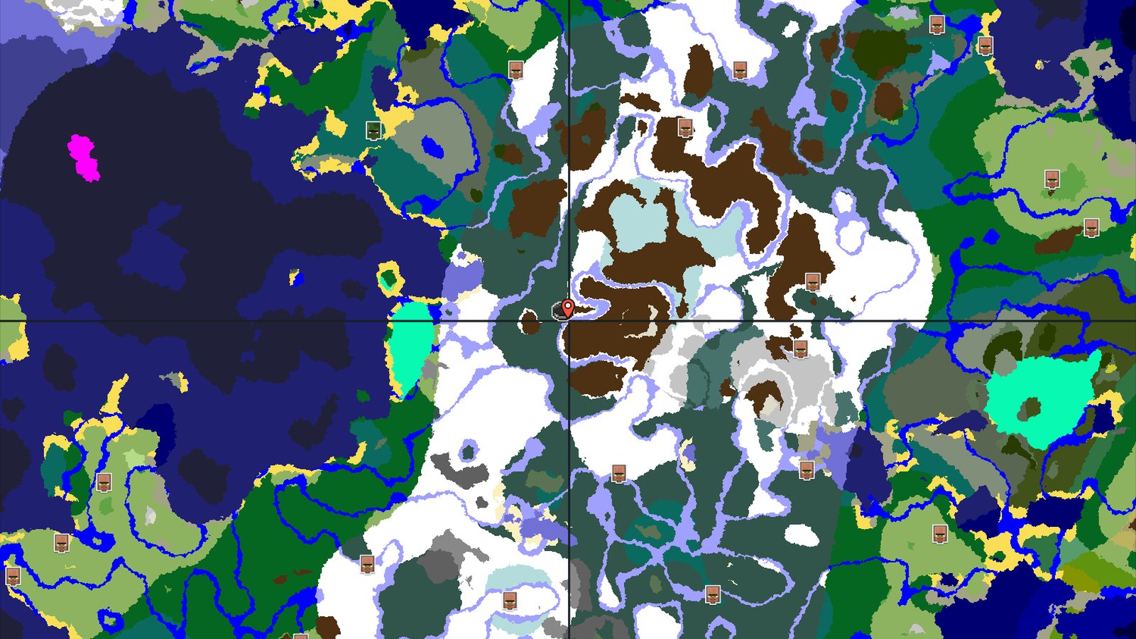 Ancient City Near Spawn in a Snowy World — Minecraft seed preview