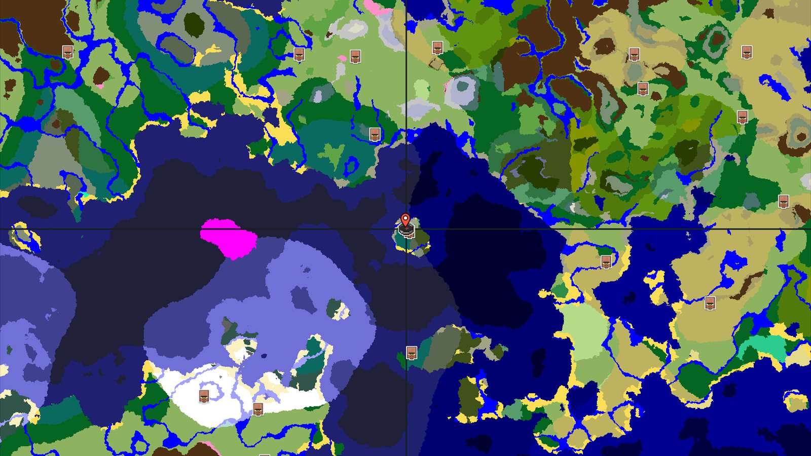 A Taiga Island Start with Nearby Village and Mansion — Minecraft seed preview