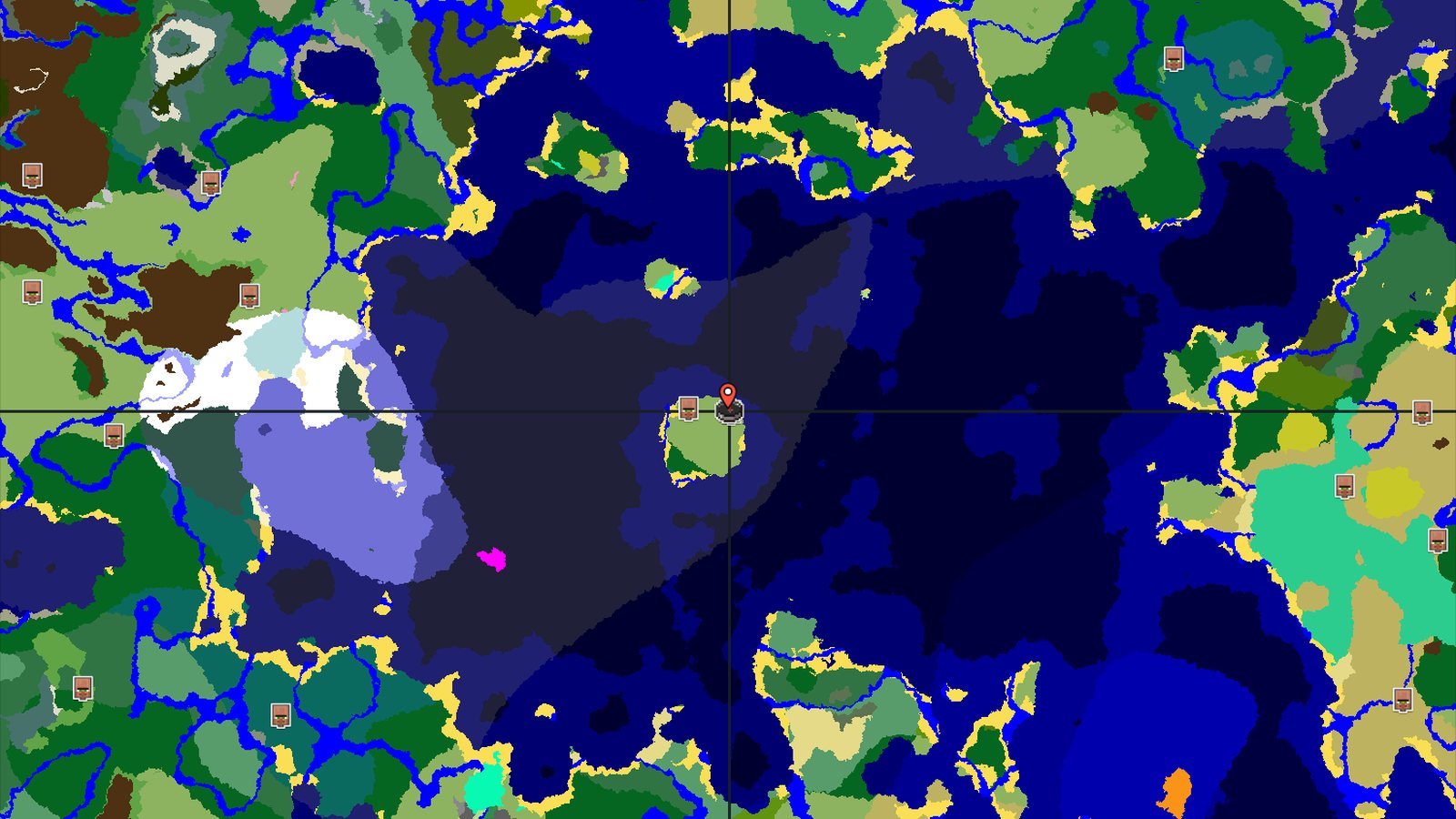 Island Start with a Nearby Village and Ocean Views — Minecraft seed preview
