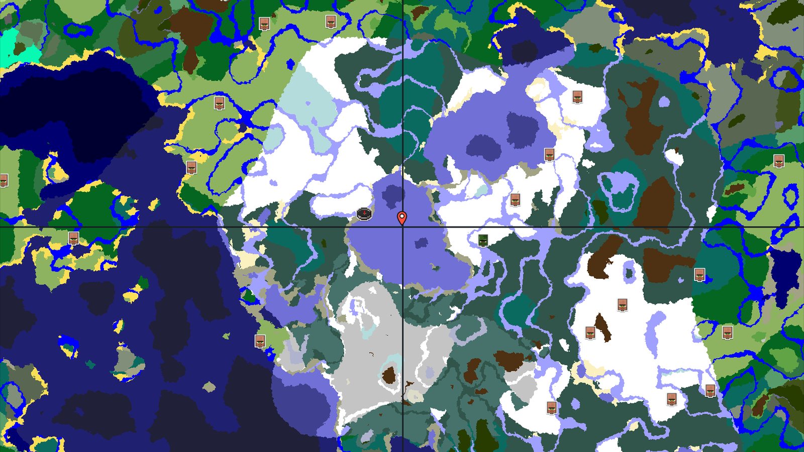 Spawn in a Snowy Tundra with a Shipwreck Nearby — Minecraft seed preview