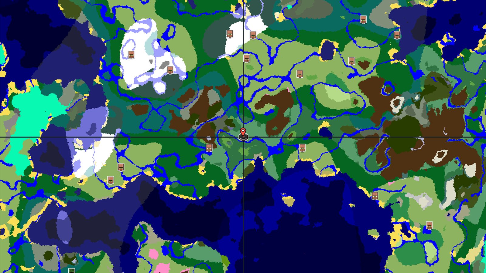 Pale Garden near Old Growth Birch Forest Spawn — Minecraft seed preview