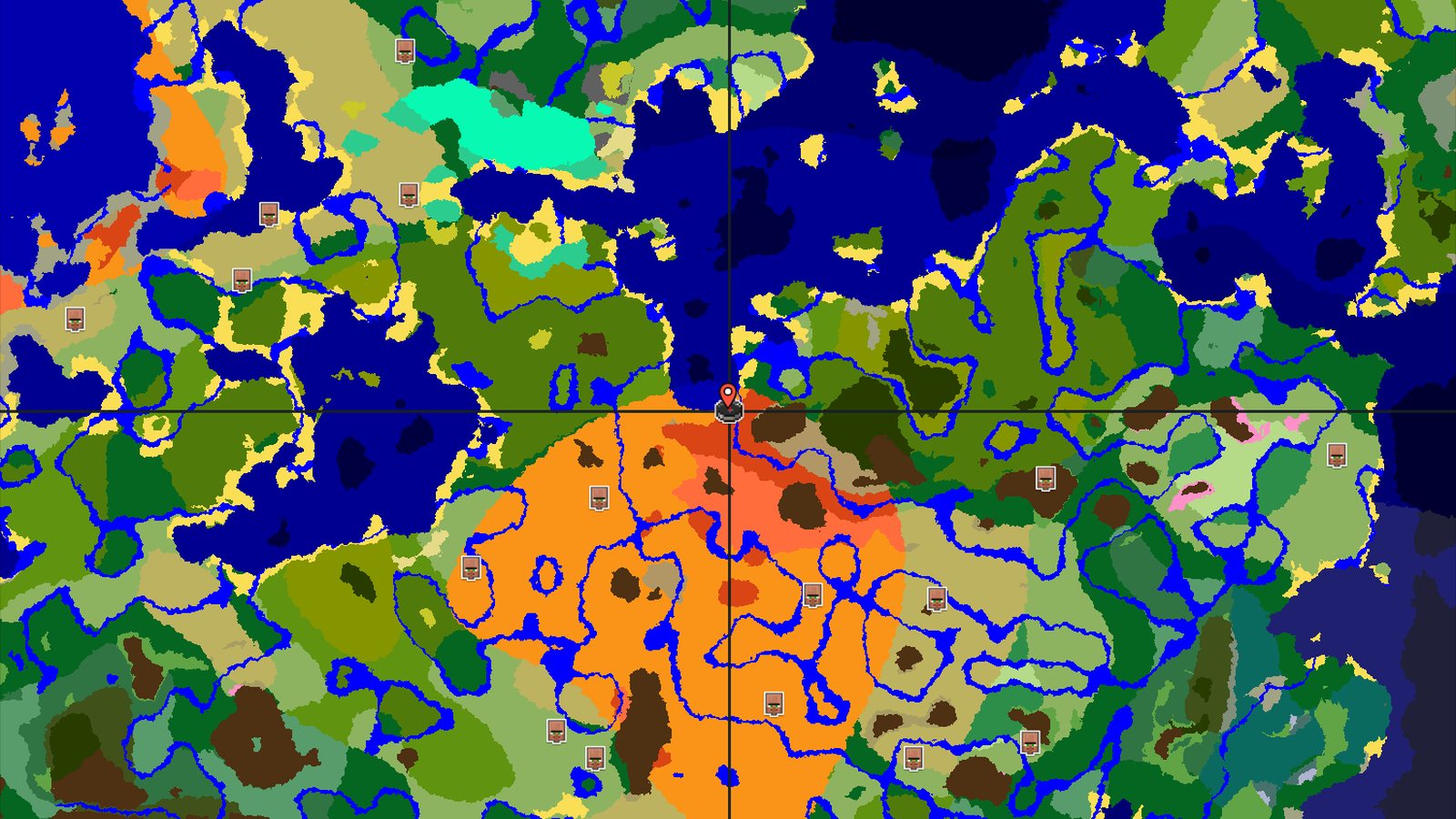 Desert Spawn Next to Eroded Badlands — Minecraft seed preview