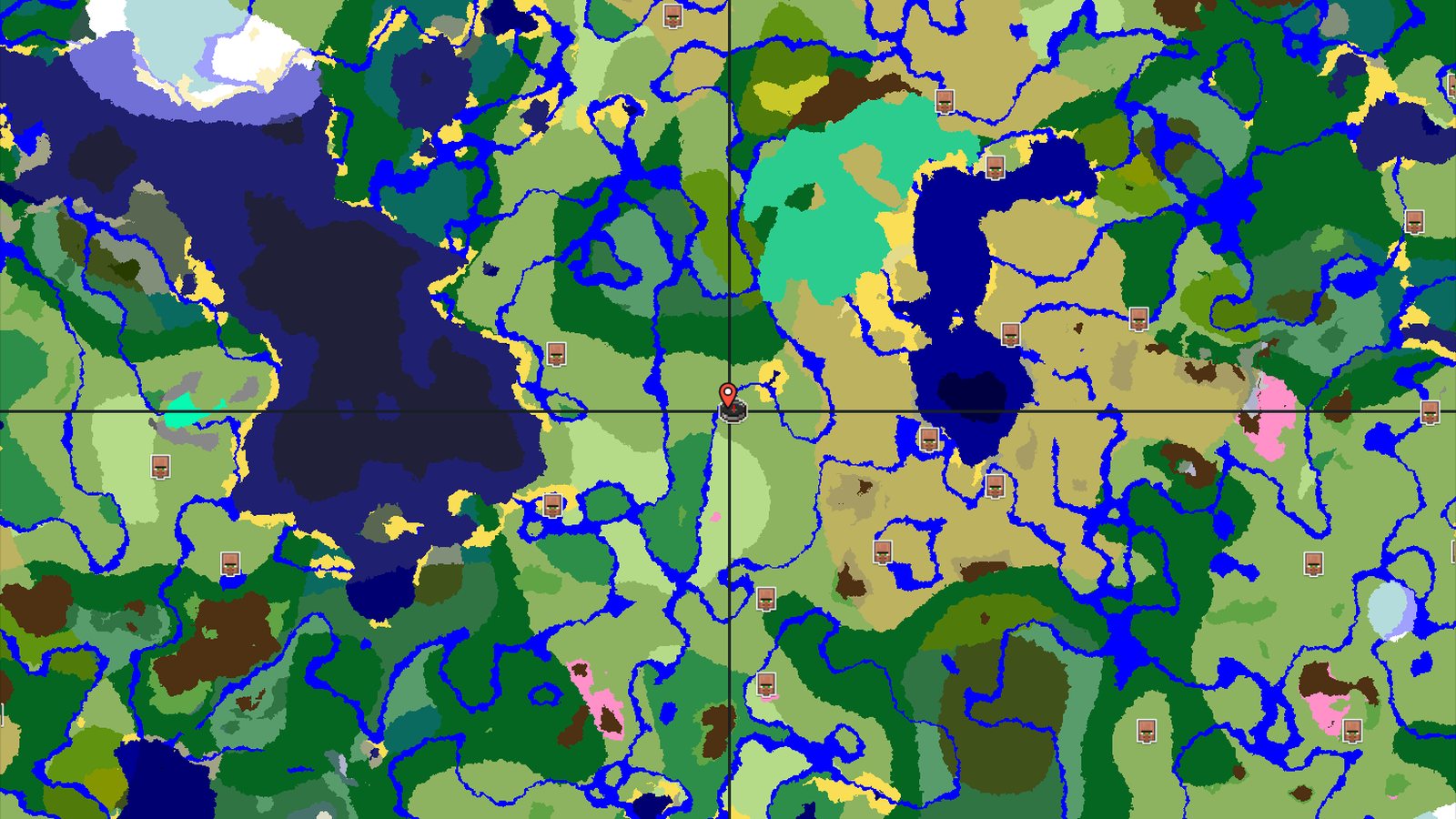 Plains Spawn with Nearby Flower Forest and Ruined Portal — Minecraft seed preview