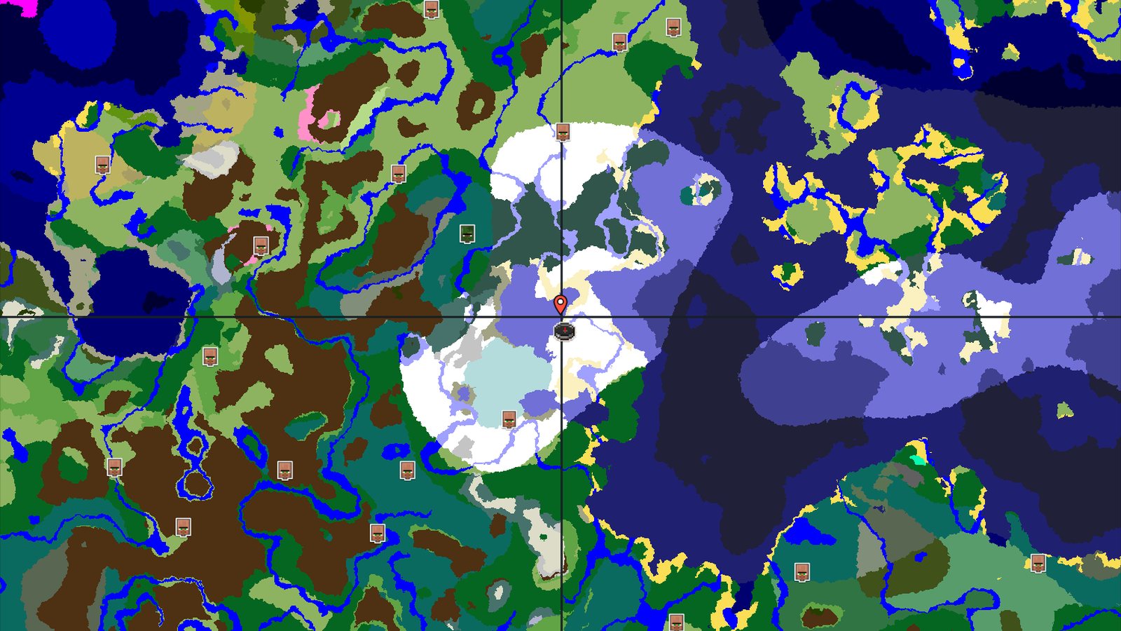 Ice Spikes Near Spawn in a Snowy World — Minecraft seed preview