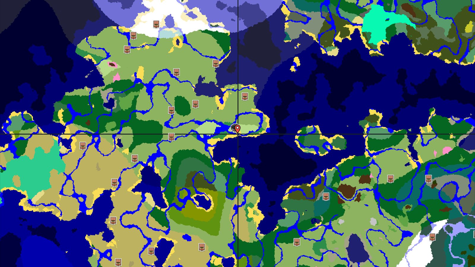 A Riverine Start with a Nearby Flower Forest — Minecraft seed preview