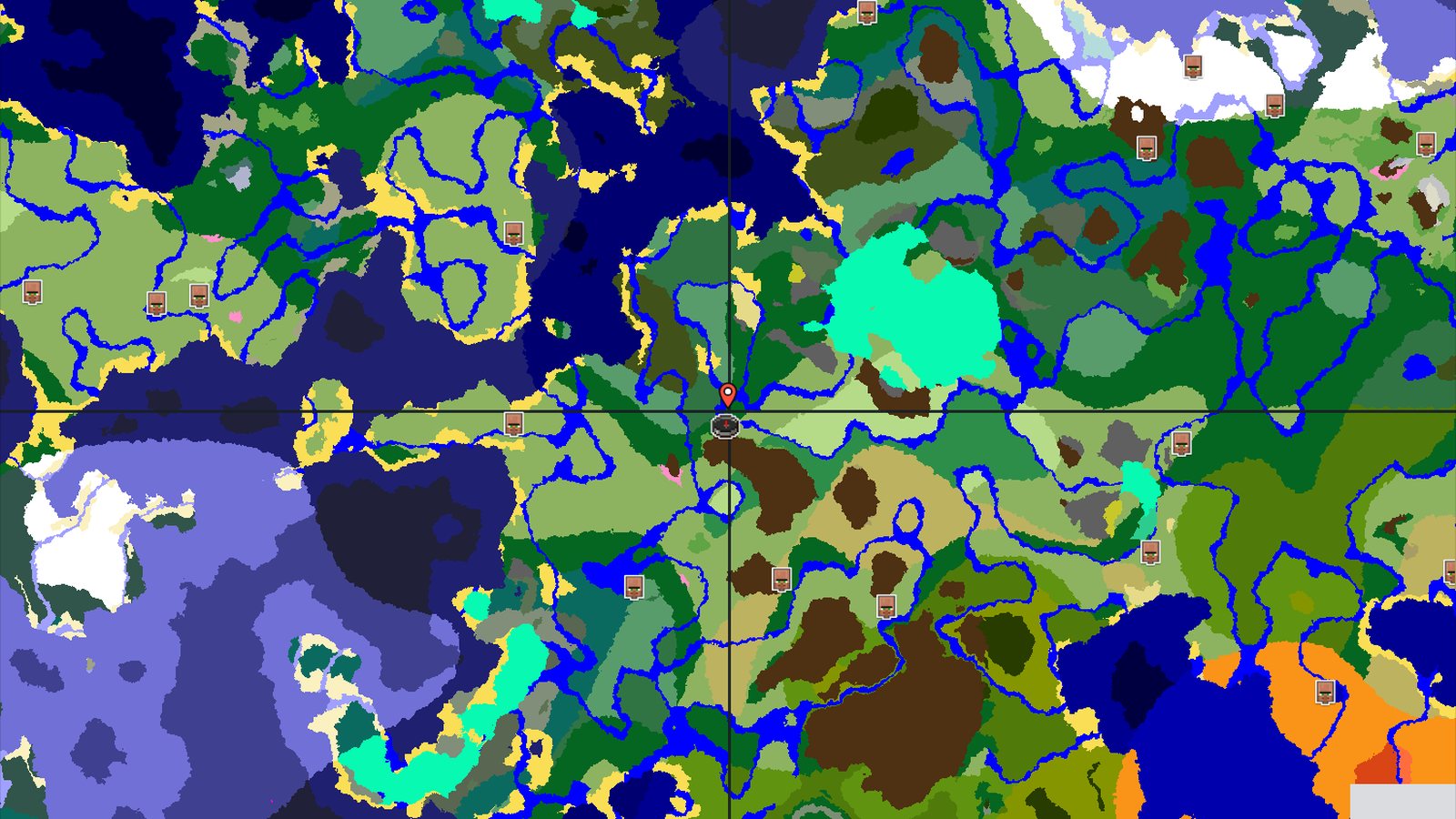 Cherry Grove Beside a Windswept Hills Peak — Minecraft seed preview