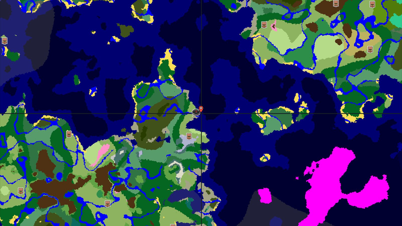 Flower Forest Spawn with Nearby Trial Chambers — Minecraft seed preview