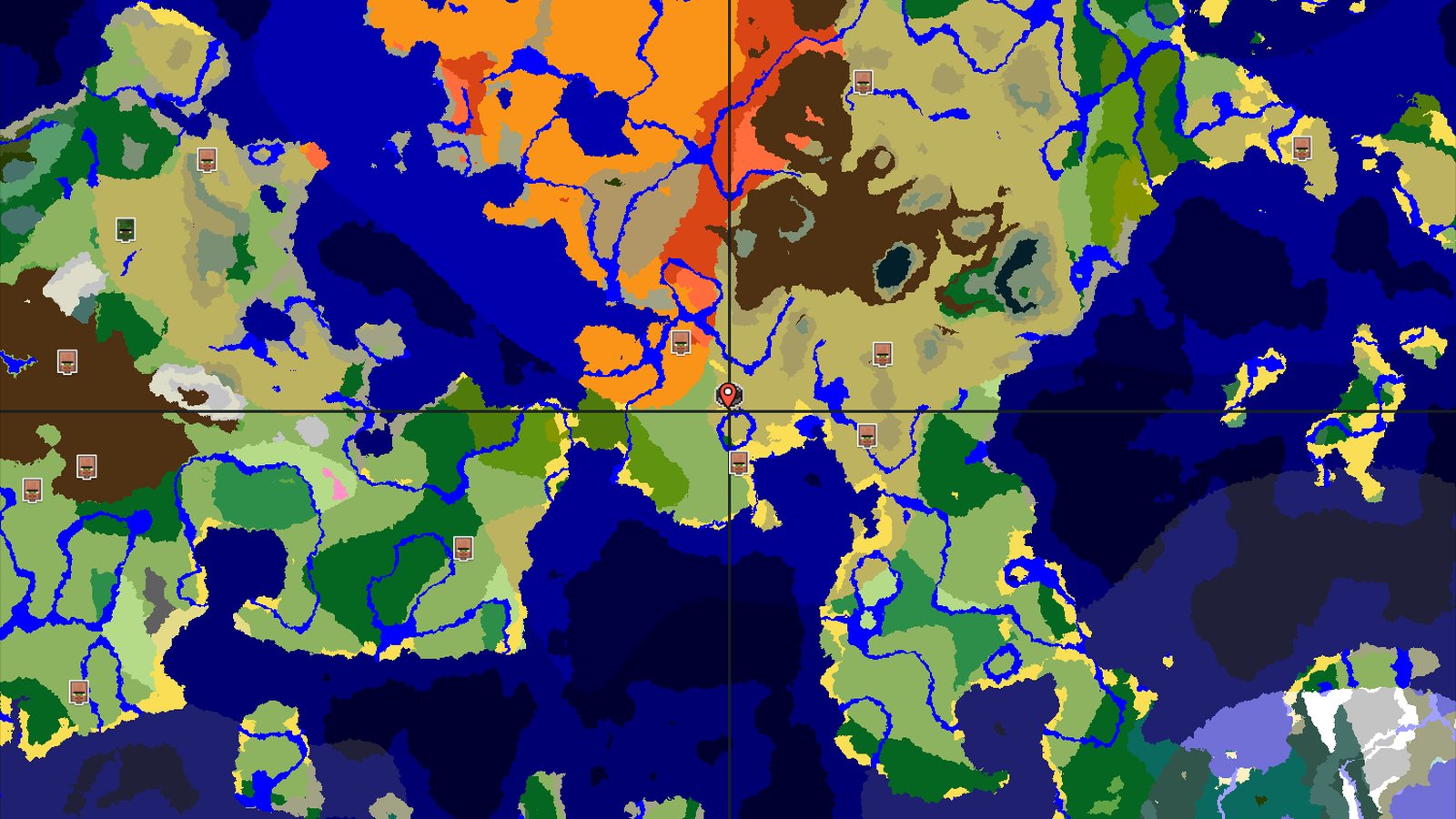 Savanna Spawn With Nearby Desert and Jungle Biomes — Minecraft seed preview