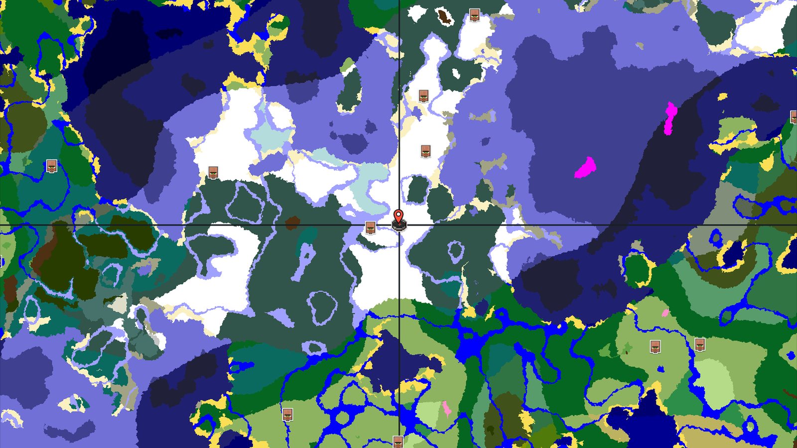 Ice Spikes Amidst a Winter Wonderland — Minecraft seed preview