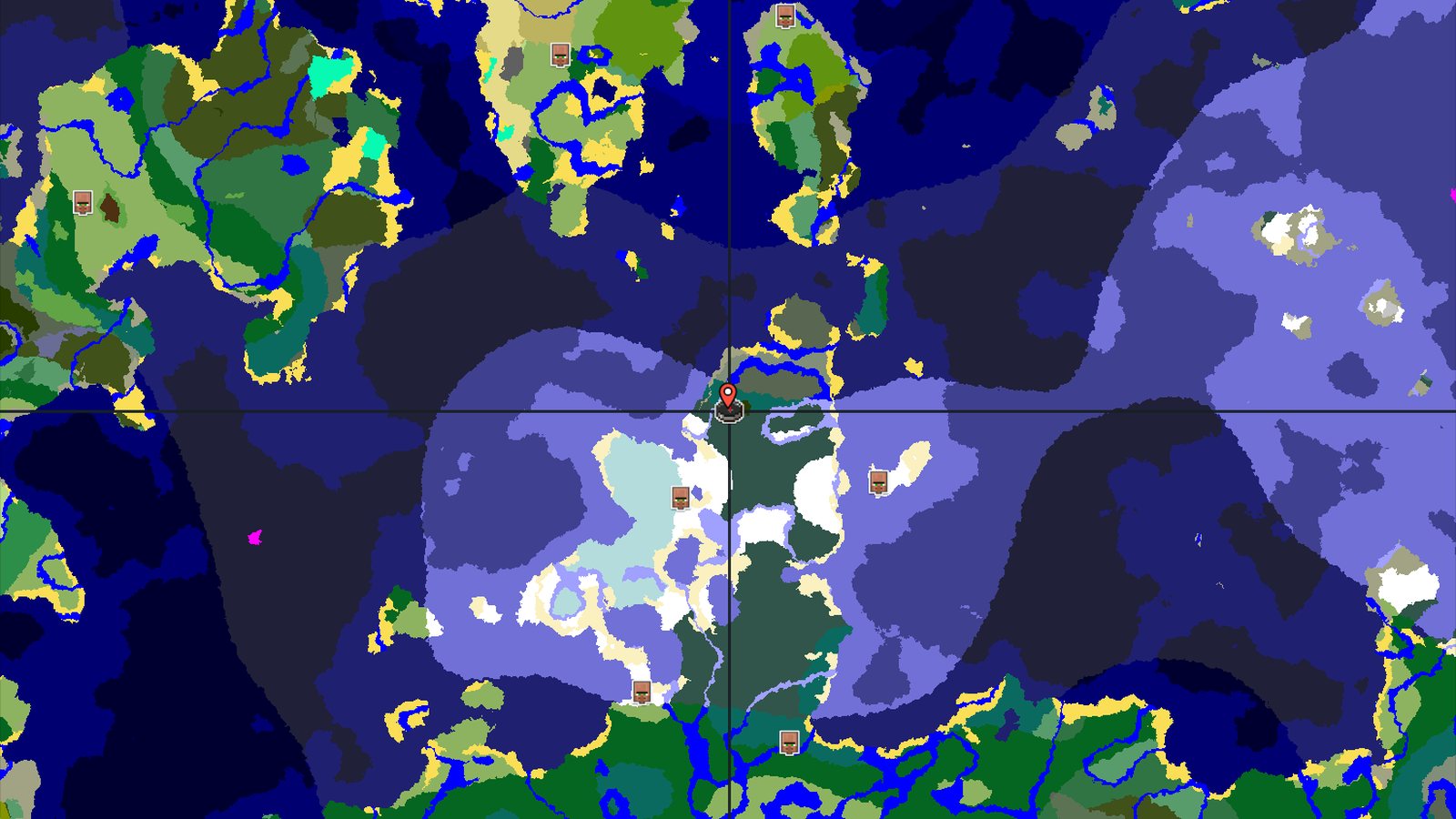 Snowy Taiga Spawn With Nearby Trial Chambers — Minecraft seed preview