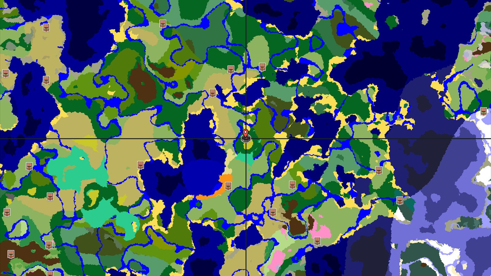 Mangrove Swamp and Jungle Near Forest Spawn — Minecraft seed preview