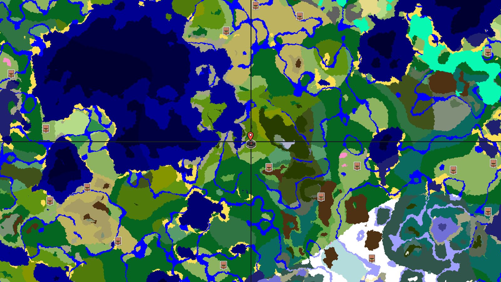 Sparse Jungle Spawn with Nearby Trial Chambers — Minecraft seed preview