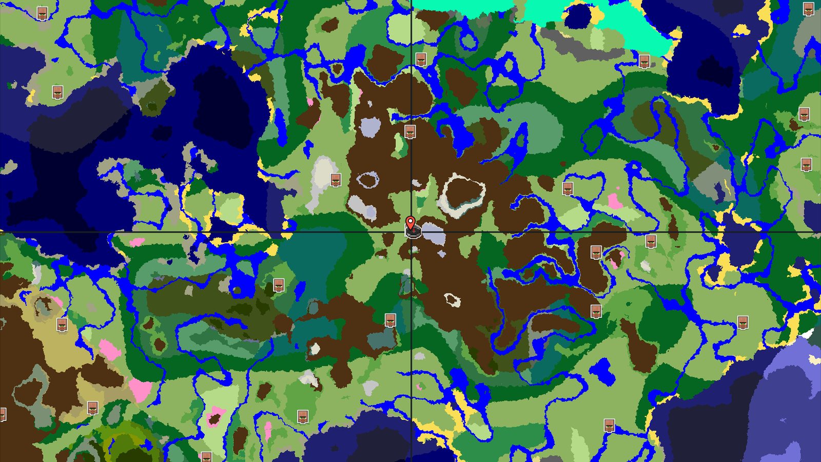 A Mountainous Start with Nearby Village and Ancient City — Minecraft seed preview