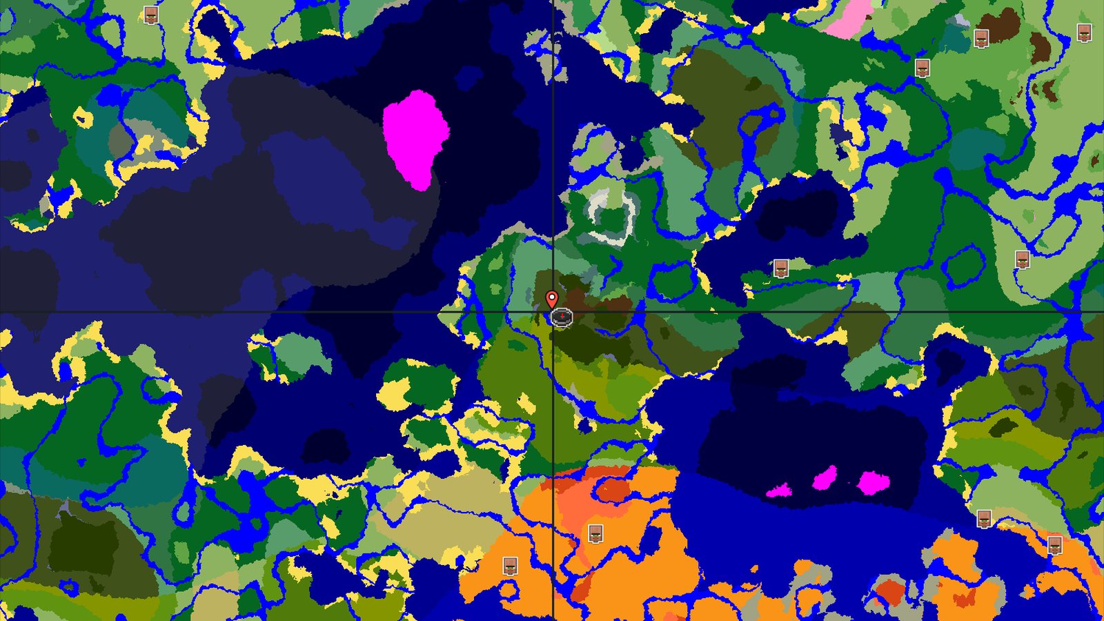 Bamboo Jungle and Pale Garden Near Dark Forest — Minecraft seed preview