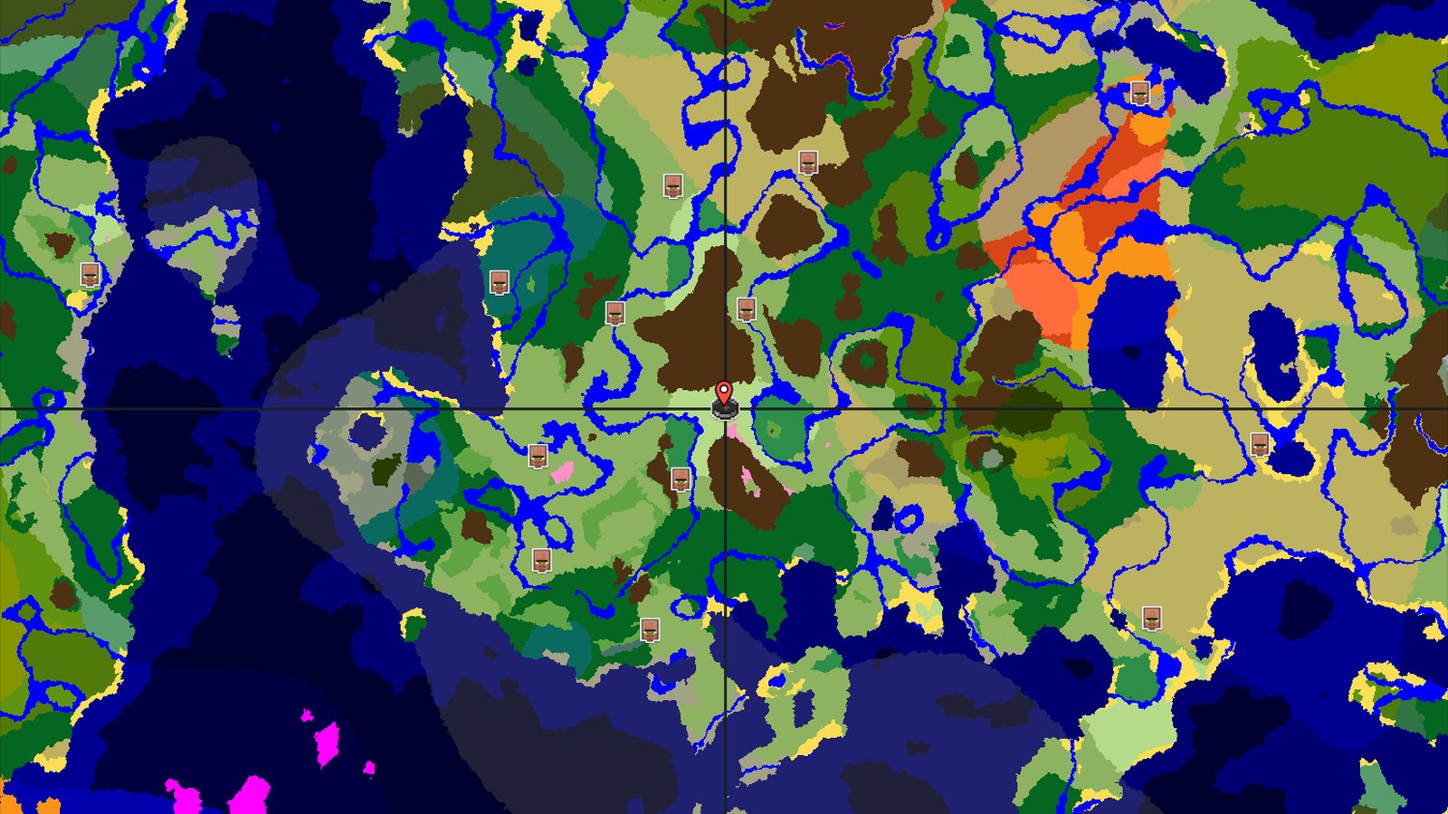 Cherry Grove Mountainside with Nearby Trial Chambers — Minecraft seed preview