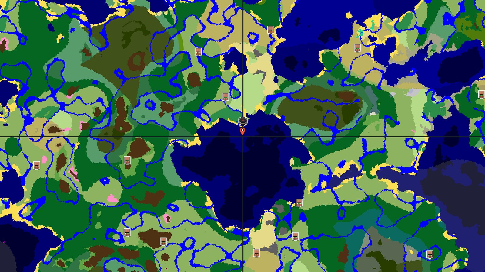 Sunflower Plains Island with a Ruined Portal — Minecraft seed preview