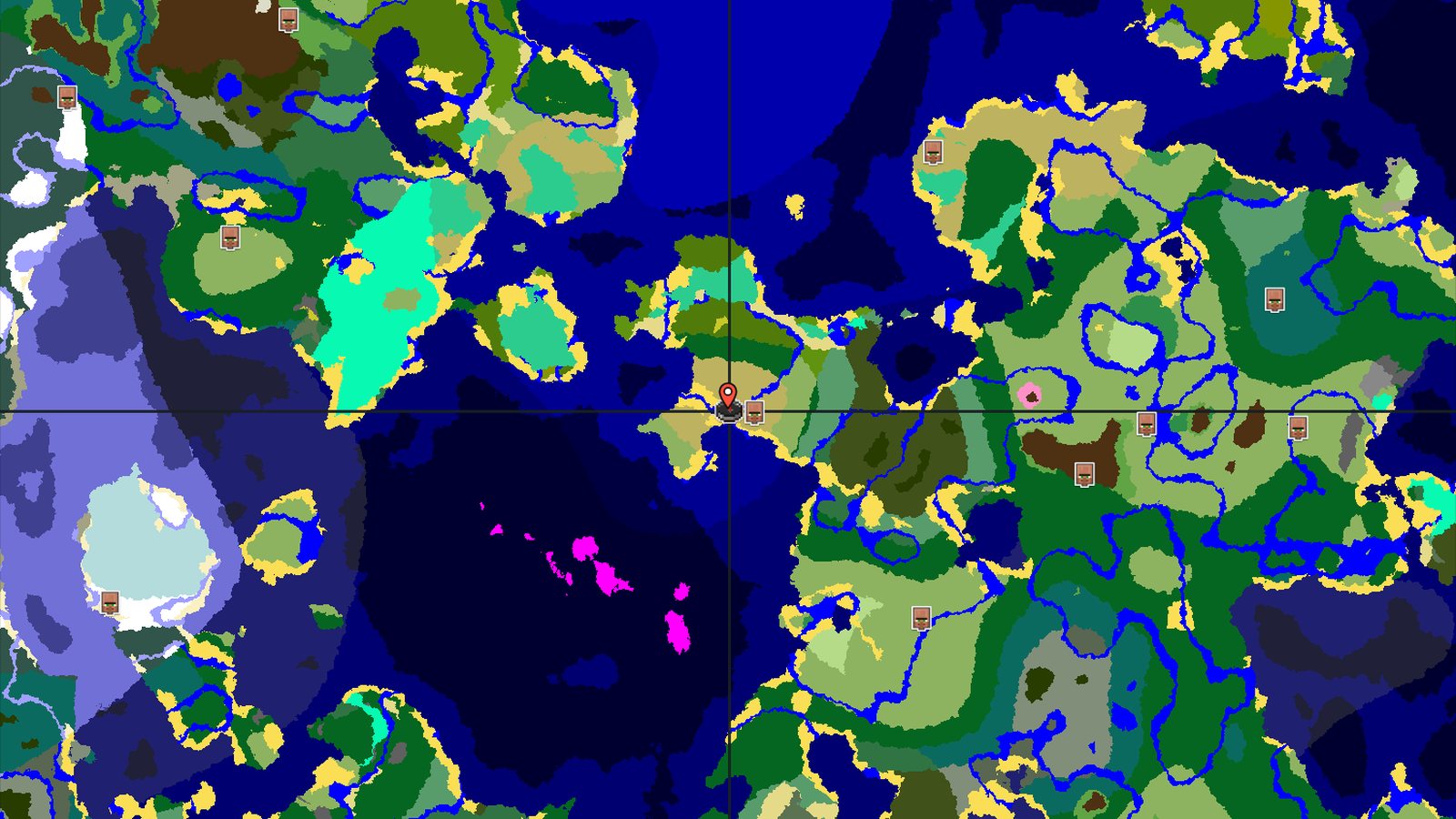 Coastal Village in Savanna Hills — Minecraft seed preview