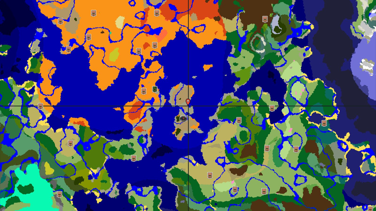 Wooded Badlands Island With Buried Treasure — Minecraft seed preview