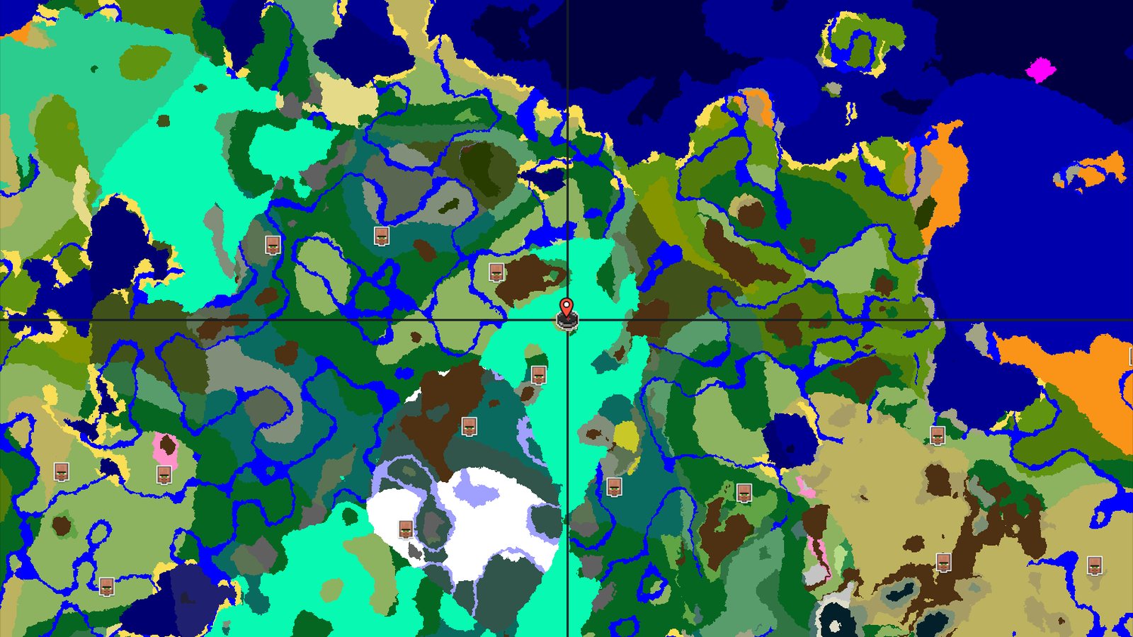 A Quick Village Start in a Varied Forest Landscape — Minecraft seed preview