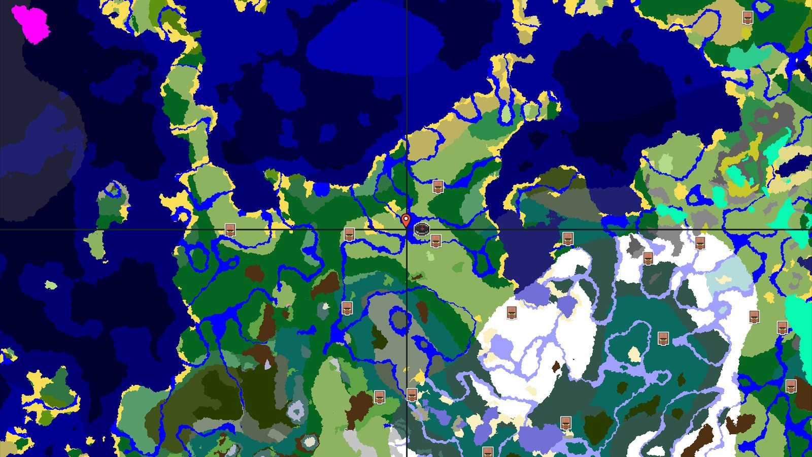 Plains Spawn with Nearby Village and Ancient City — Minecraft seed preview