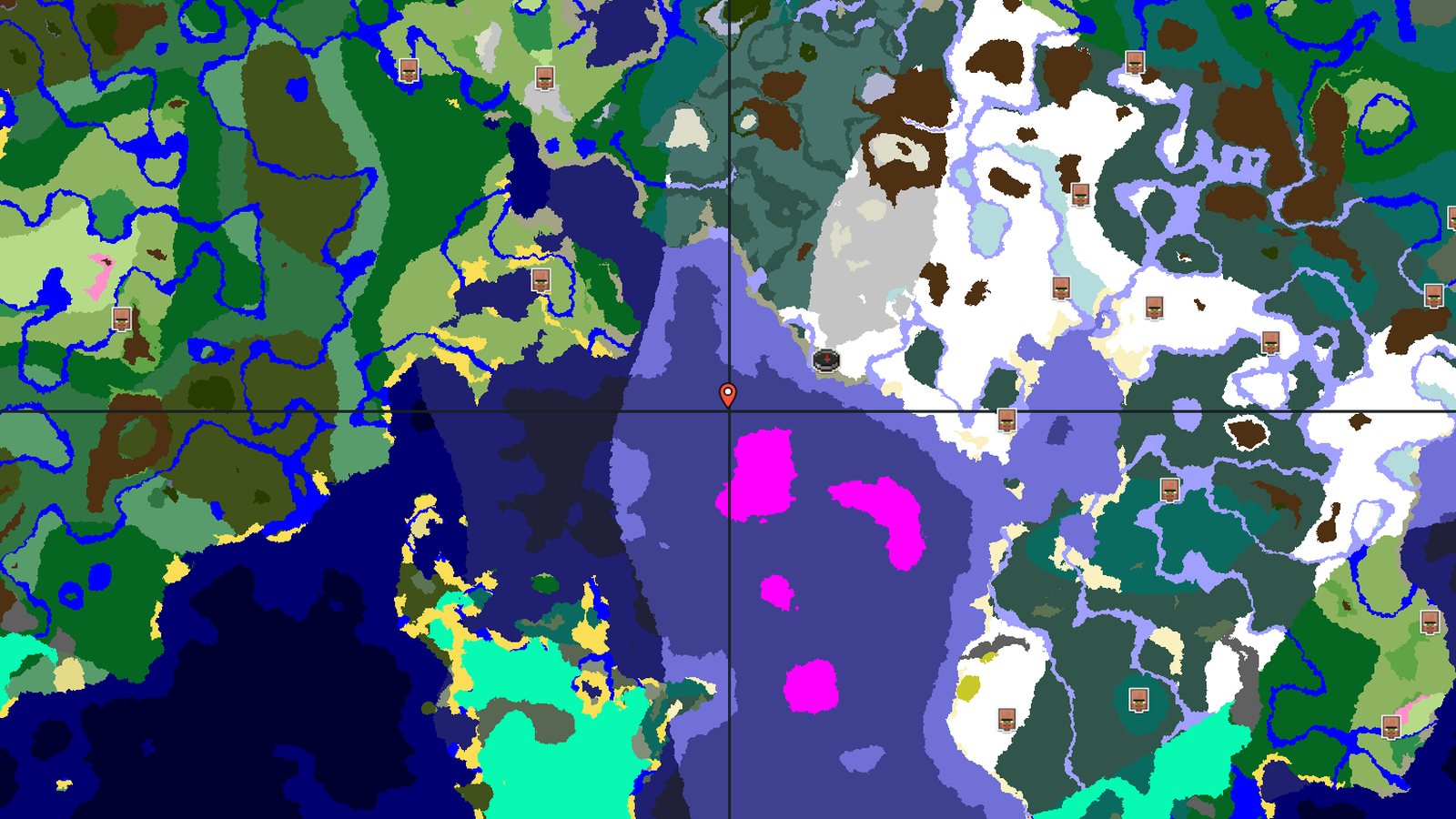 Ancient City Under Snowy Peaks — Minecraft seed preview