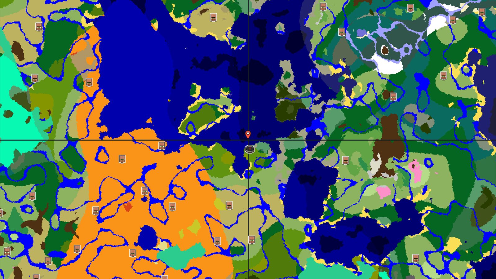 Spawn Near a Bamboo Jungle and Multiple Ocean Biomes — Minecraft seed preview