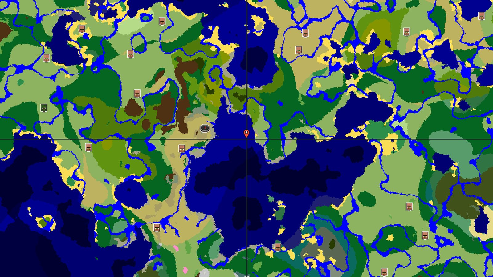 Savanna Plateau Spawn with Nearby Underground Features — Minecraft seed preview