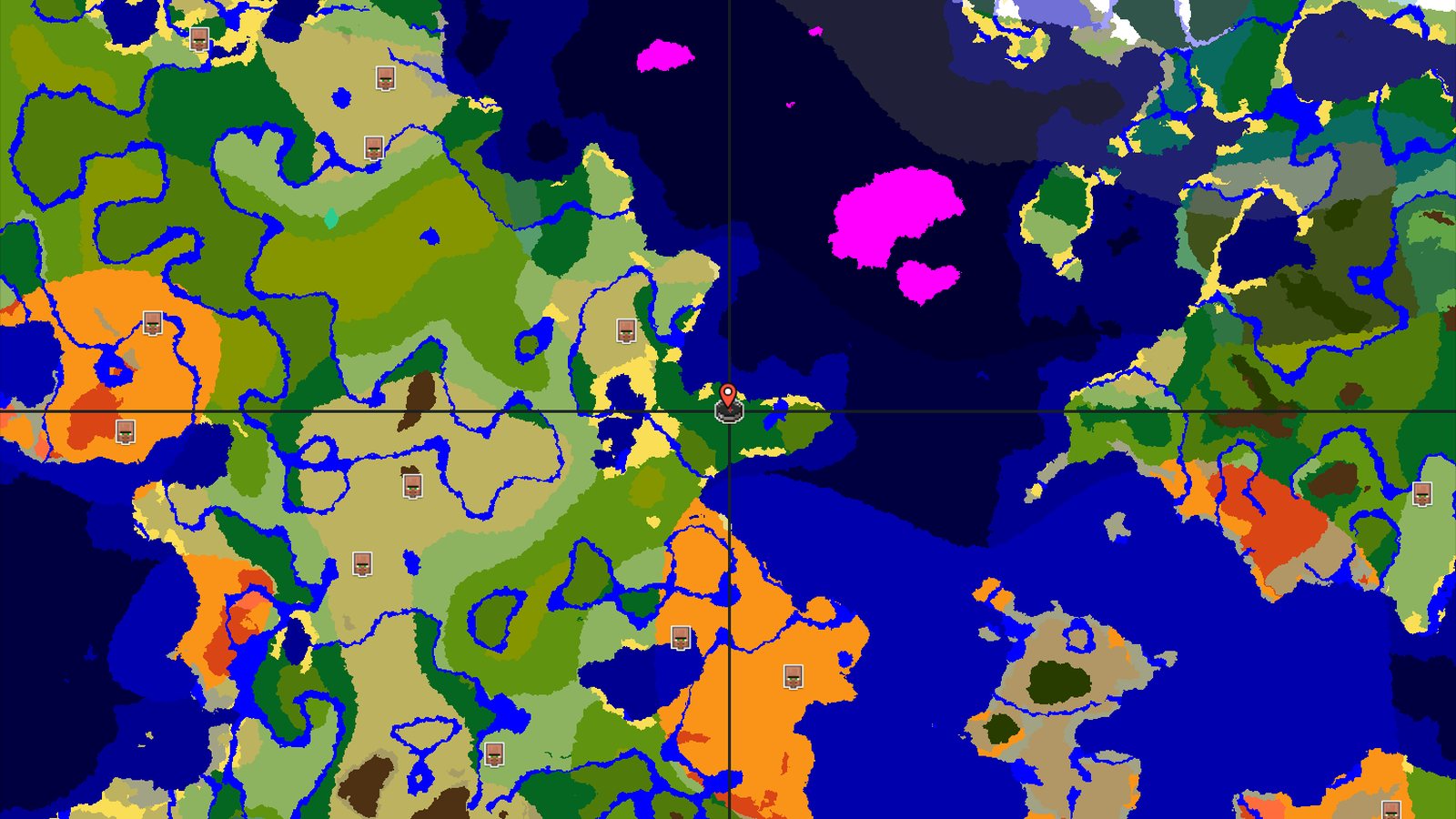 Spawn in a Forest with a Nearby Jungle Temple — Minecraft seed preview