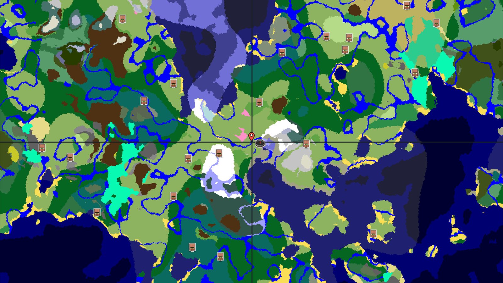 Cherry Grove and Ancient City Near Spawn — Minecraft seed preview