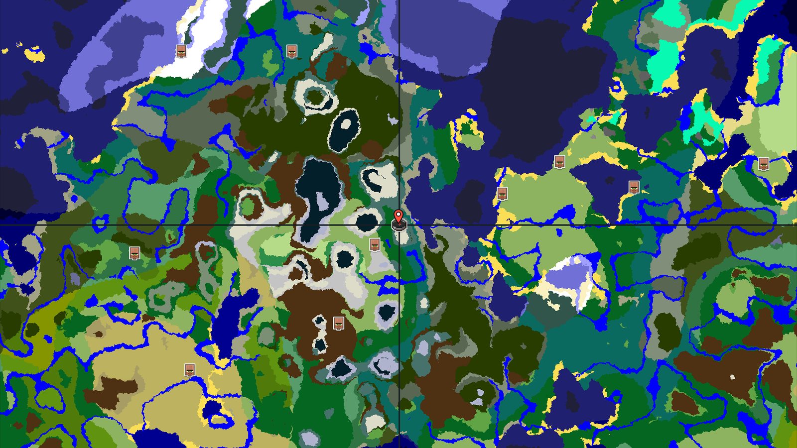 Spawn in Jagged Peaks with Nearby Trial Chambers — Minecraft seed preview