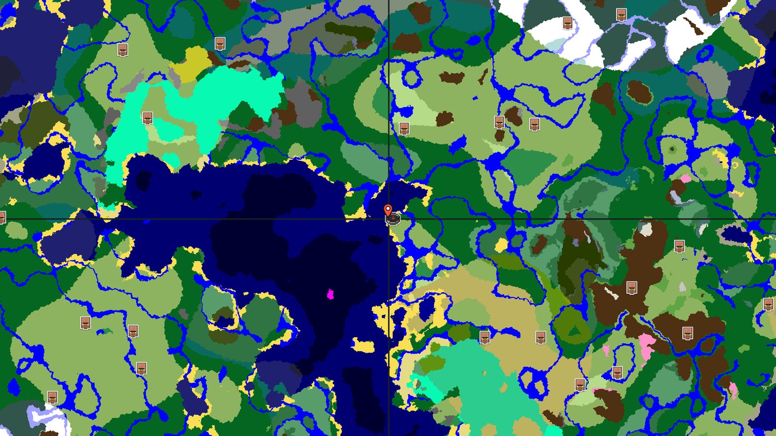 Plains Island with an Ocean Ruin Nearby — Minecraft seed preview