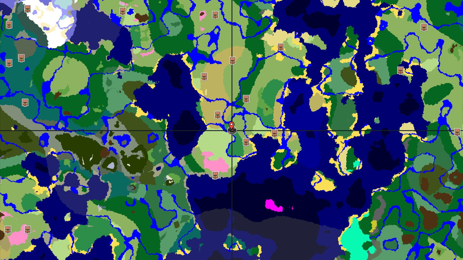Flower Forest Spawn with Nearby Village and Trial Chambers — Minecraft seed preview