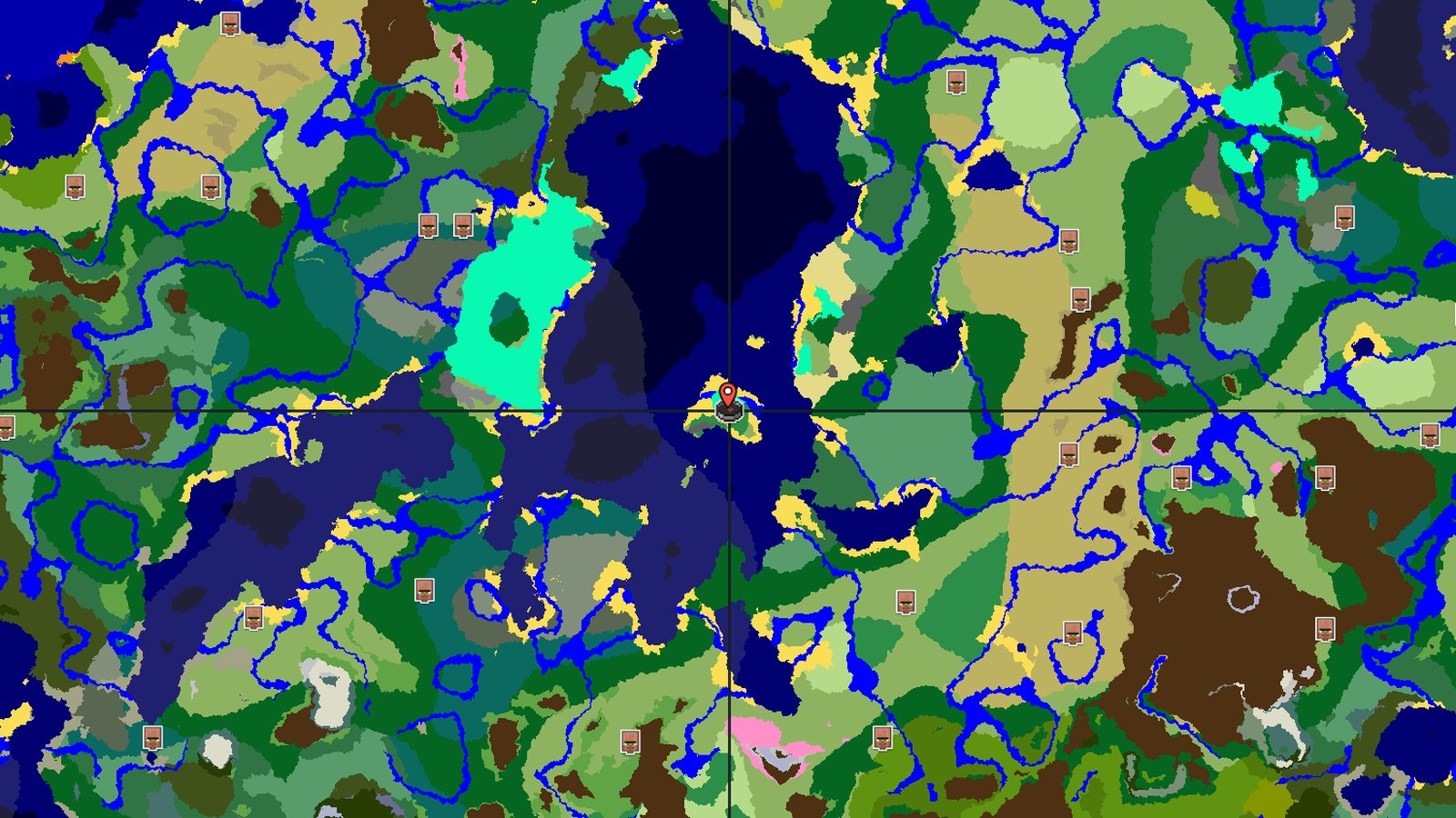 Flower Forest Island — Minecraft seed preview