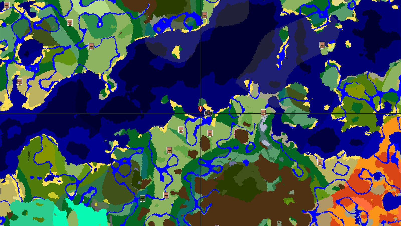 A Forest Spawn with Close Underground Riches — Minecraft seed preview