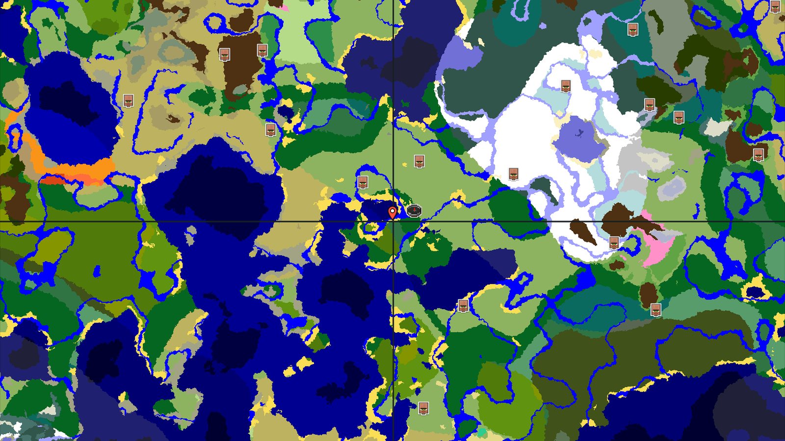 Trial Chambers and Ruined Portal Near Forest Spawn — Minecraft seed preview