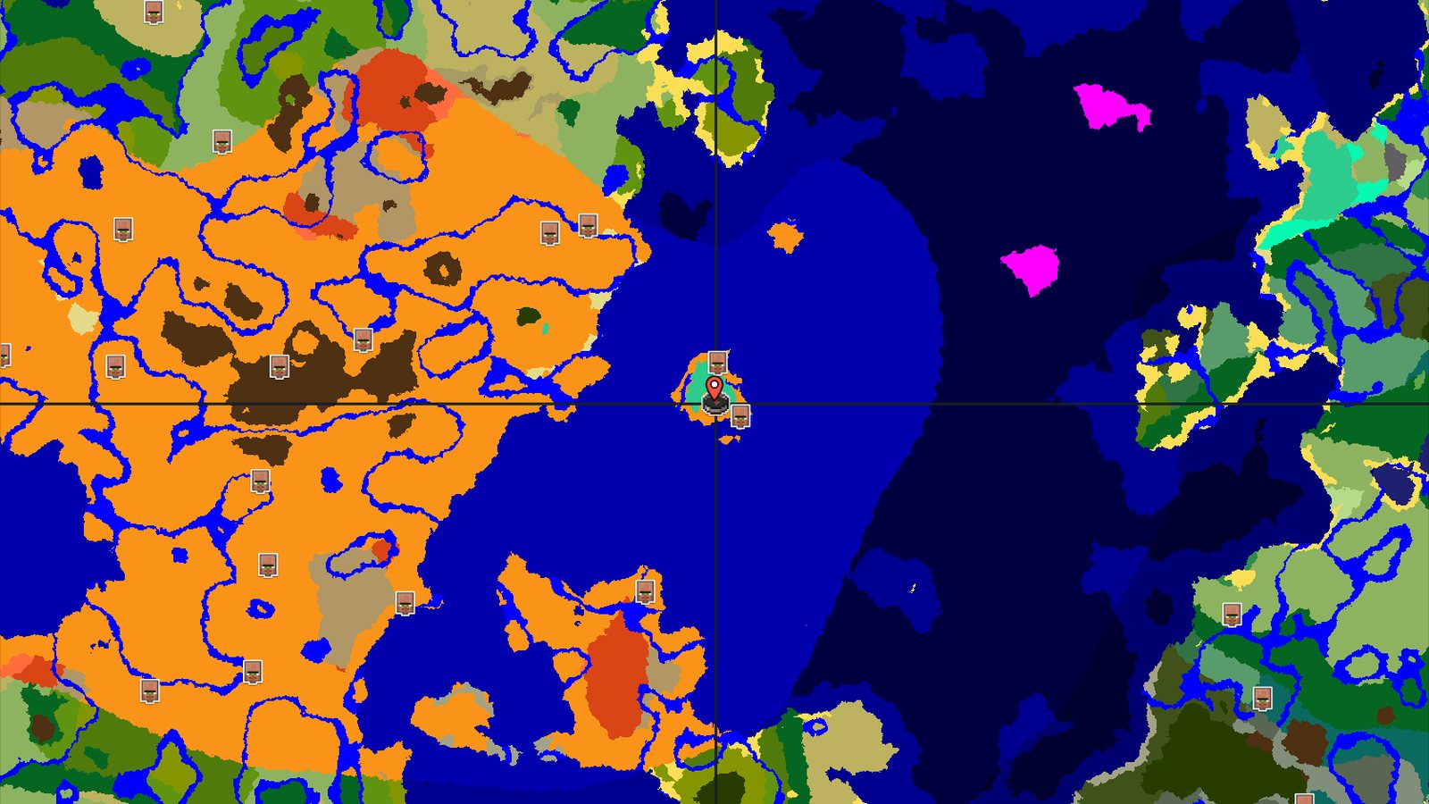 Island Spawn with Close Underground Riches — Minecraft seed preview