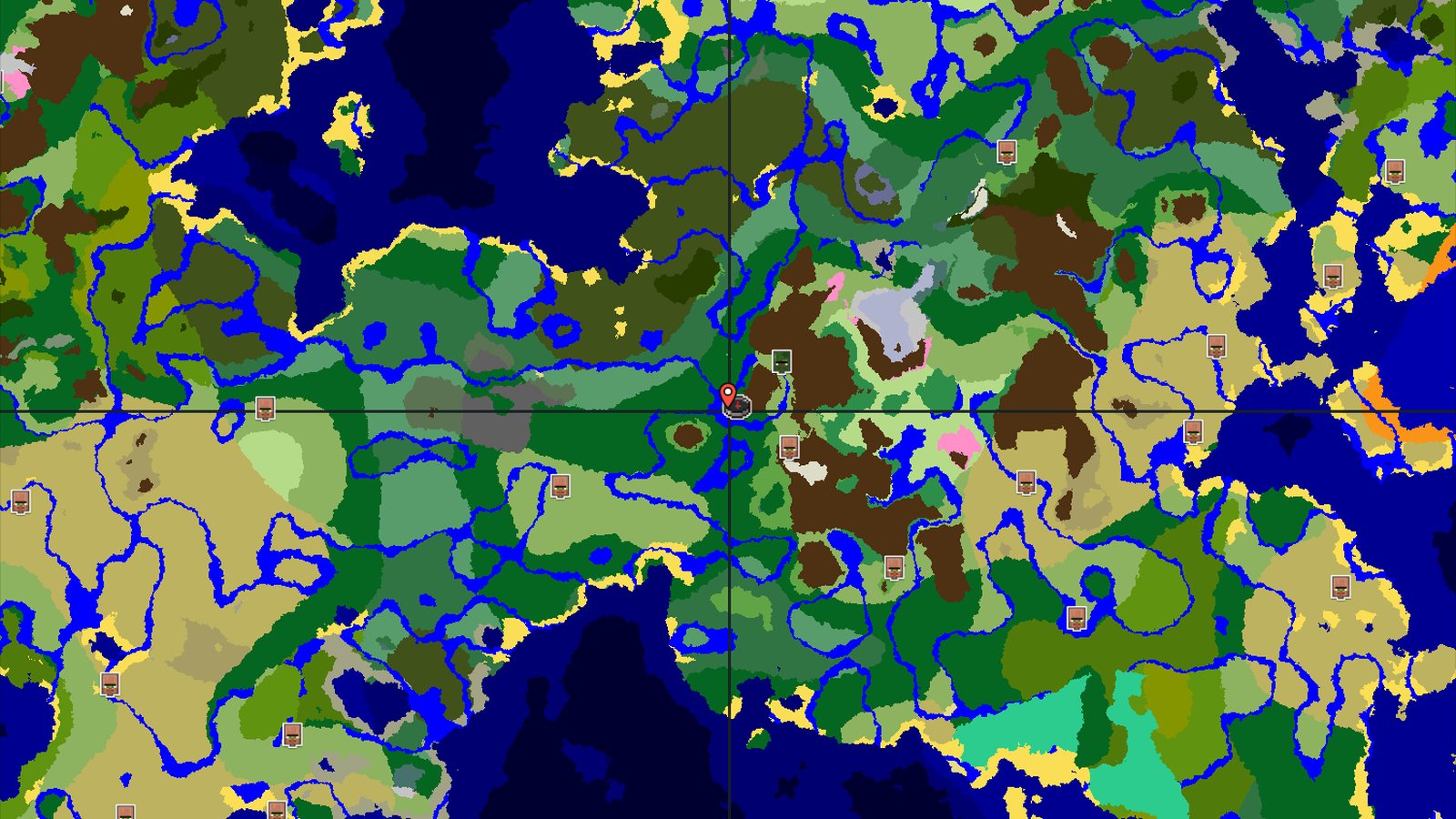 Abandoned Village Next to Scenic Mountains — Minecraft seed preview