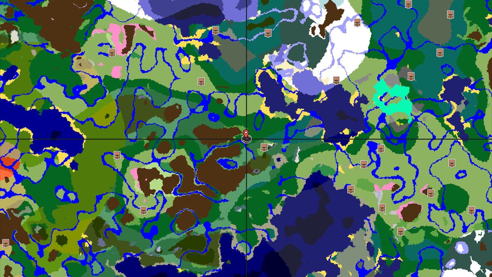 Forest Spawn with Nearby Trial Chambers and Peaks — Minecraft seed preview