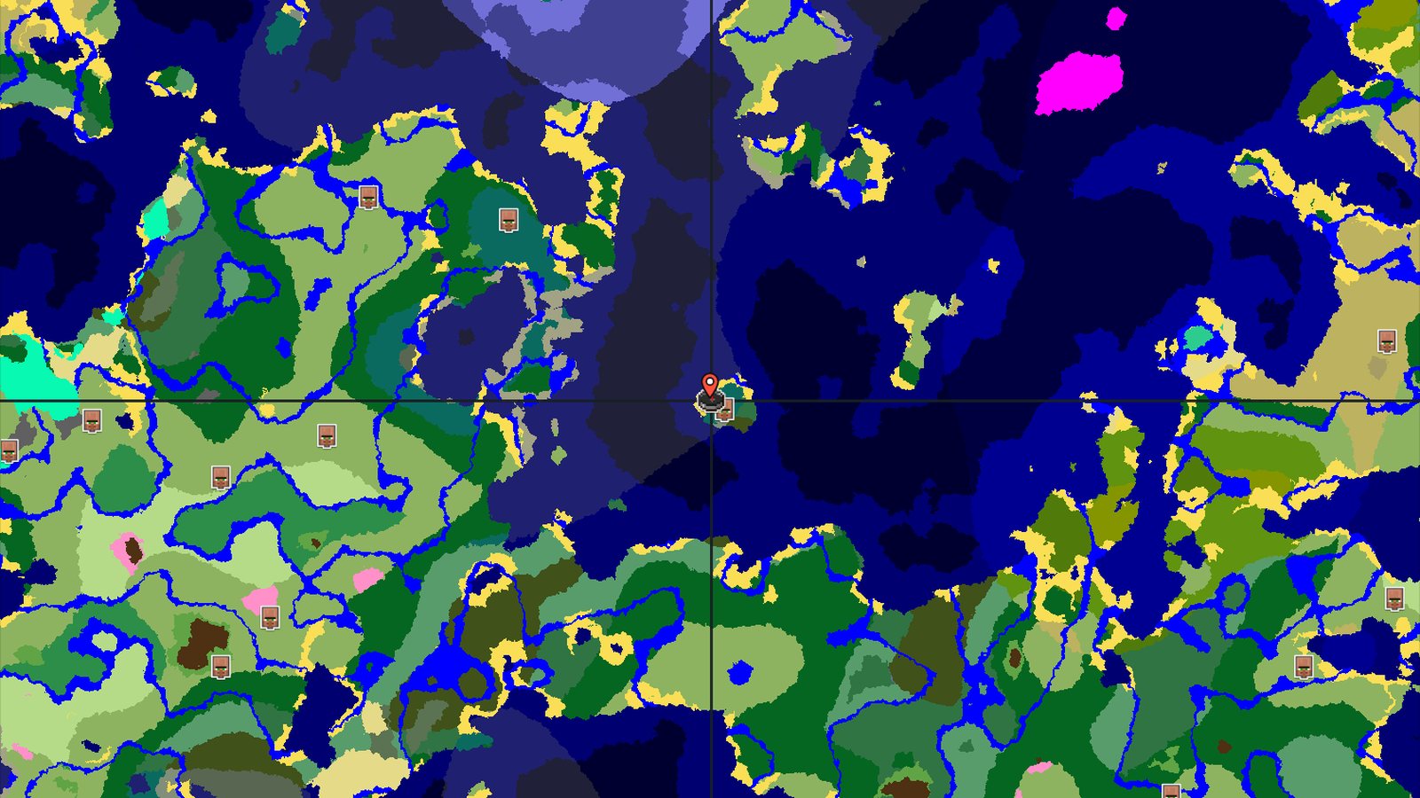 Island Spawn with a Close Woodland Mansion and Ocean Features — Minecraft seed preview