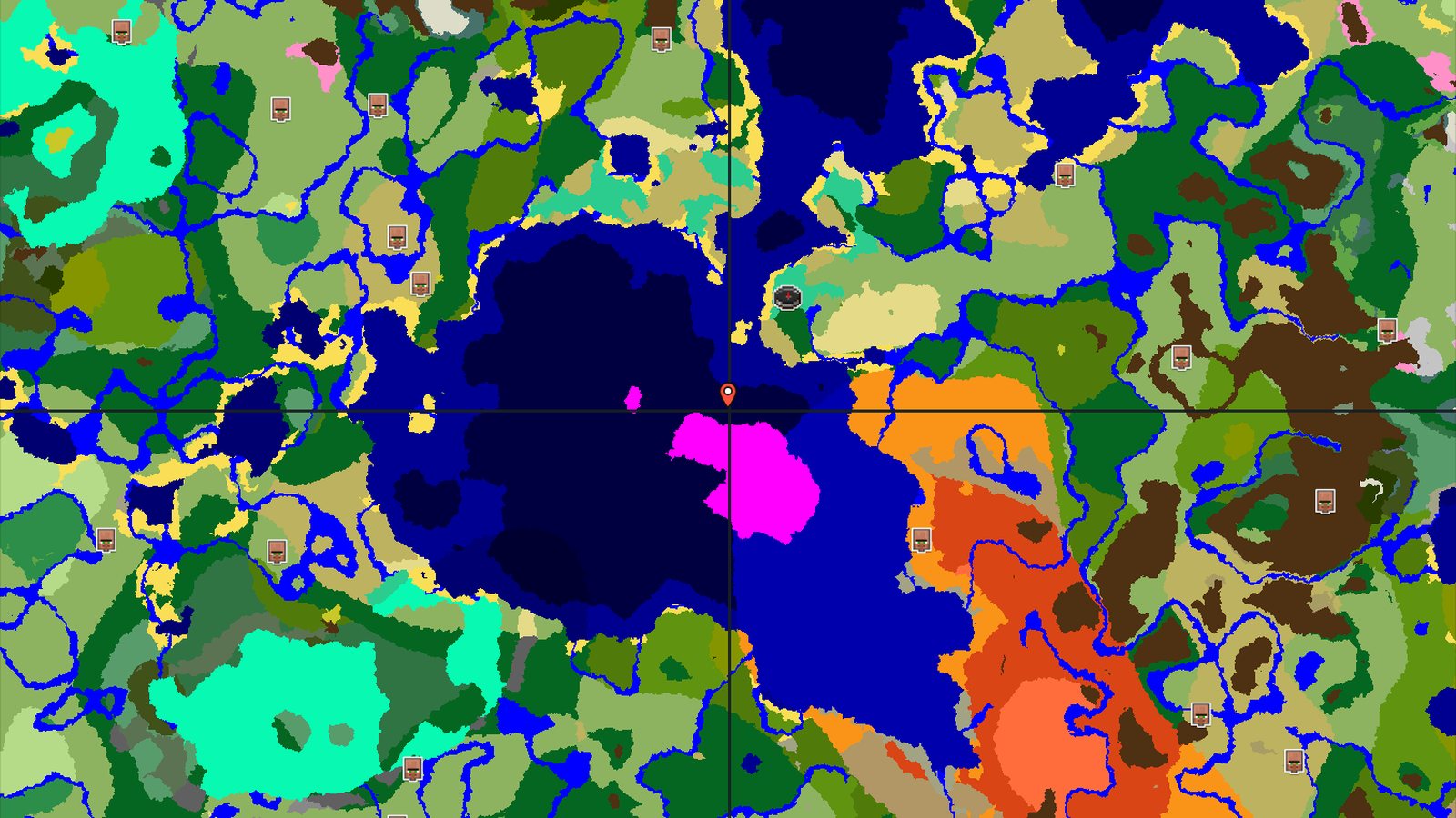 Mangrove Swamp and Mushroom Fields Nearby — Minecraft seed preview