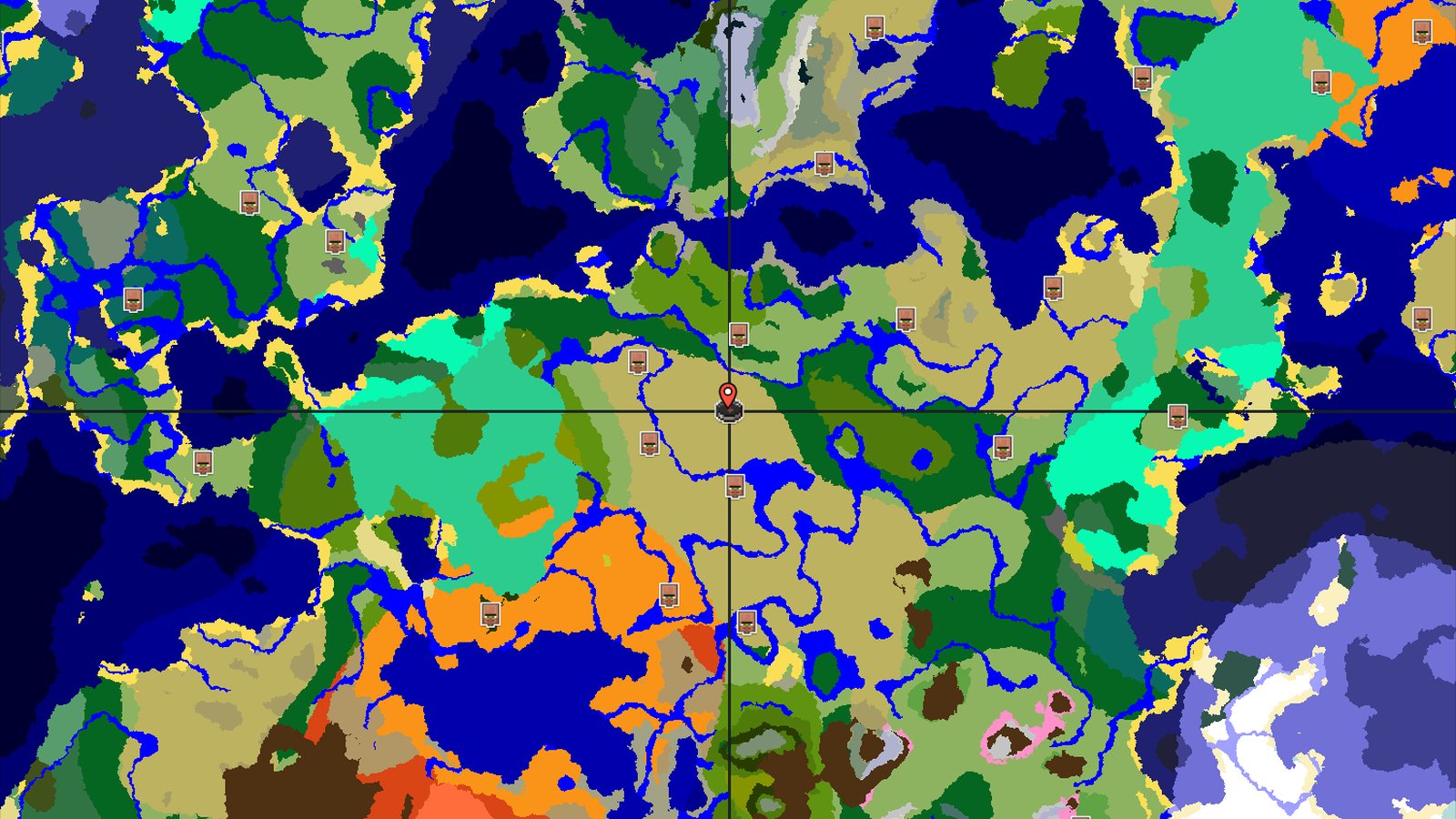 Savanna Spawn with Distant Ancient City — Minecraft seed preview