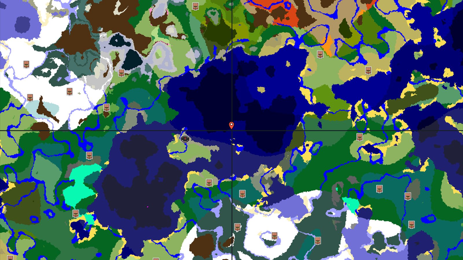 A Coastal Plains Start with Distant Cold Peaks — Minecraft seed preview