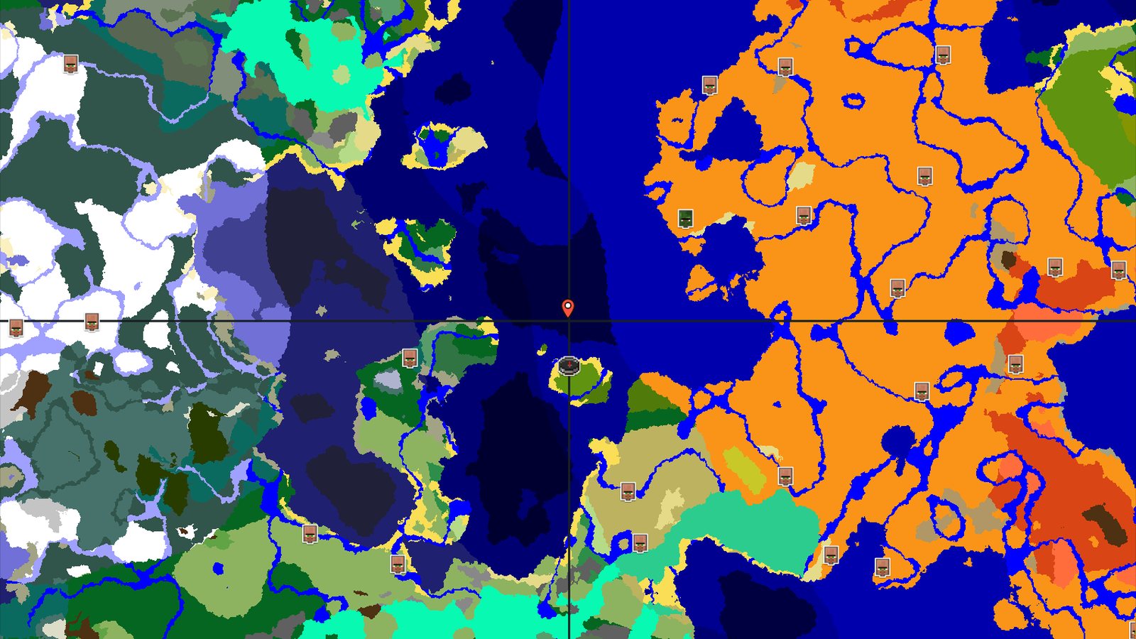 Sparse Jungle Island with Nearby Trial Chambers — Minecraft seed preview