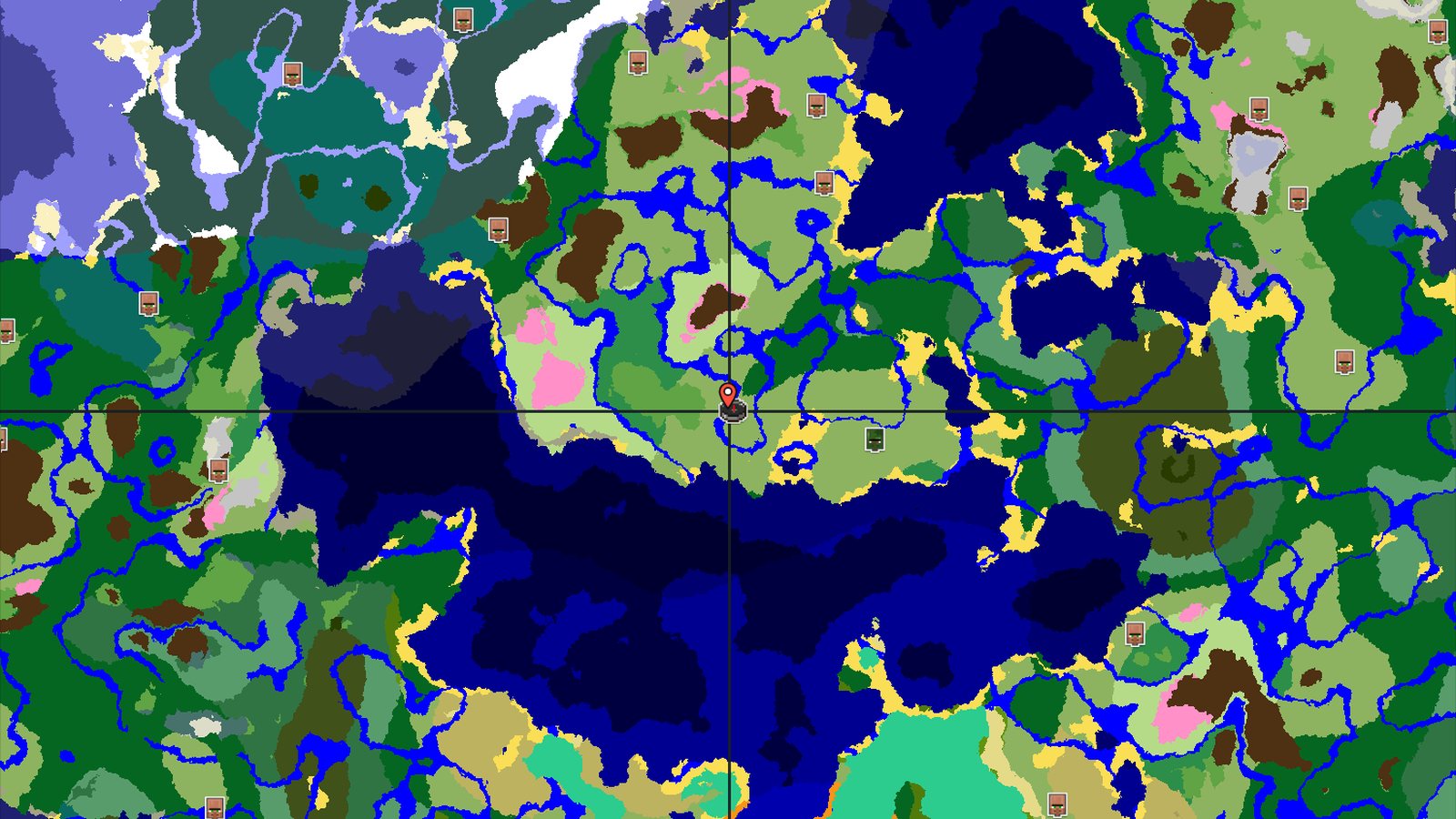 Plains Spawn with Nearby Trial Chambers and Village — Minecraft seed preview