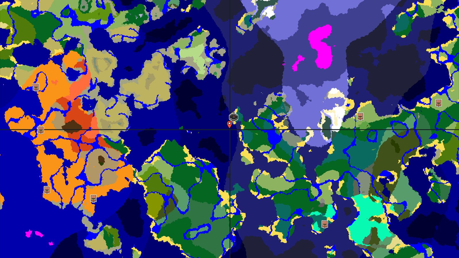 Taiga Island Spawn with a Nearby Mineshaft — Minecraft seed preview