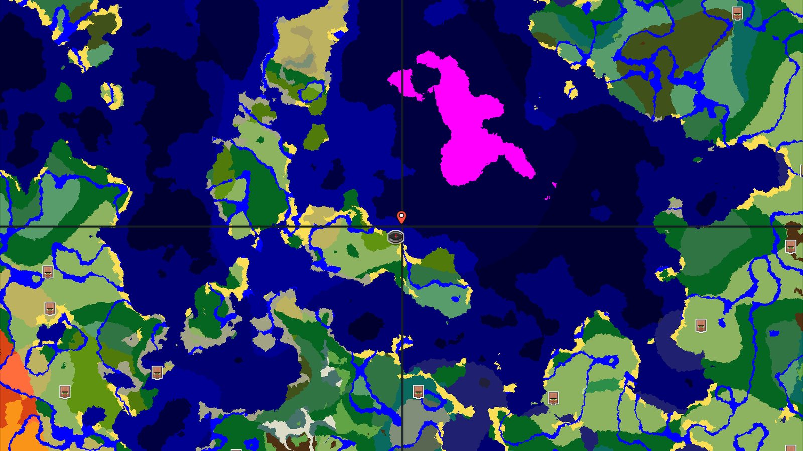 Spawn in Sparse Jungle with a Mushroom Fields Island Nearby — Minecraft seed preview