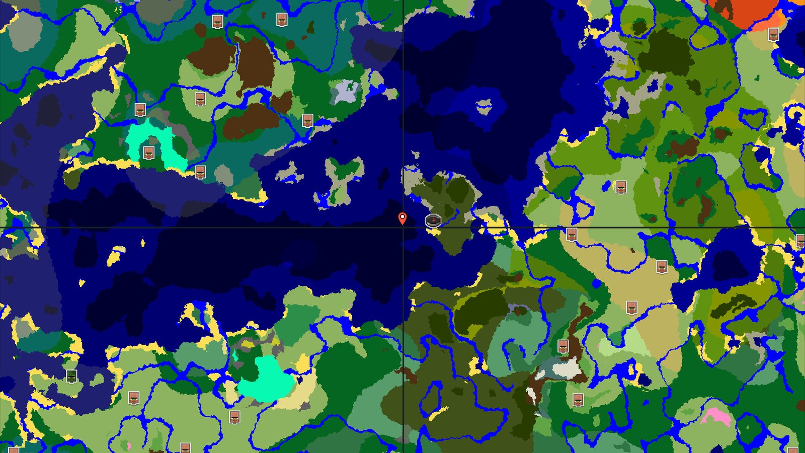 Woodland Mansion near Dark Forest Spawn — Minecraft seed preview