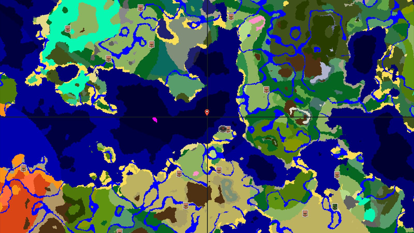 Ancient City a manageable walk from a Plains spawn — Minecraft seed preview