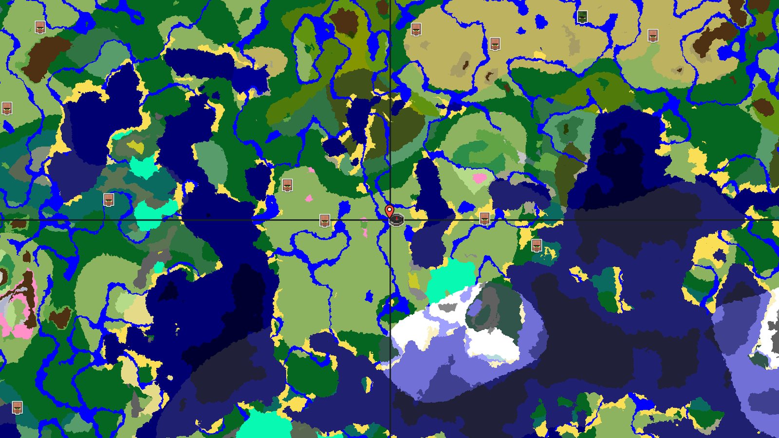 Dappled Forest and Cherry Grove Near Spawn — Minecraft seed preview